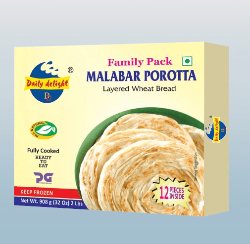 Daily delight Malbar Porotha (750) - Desi Grocery