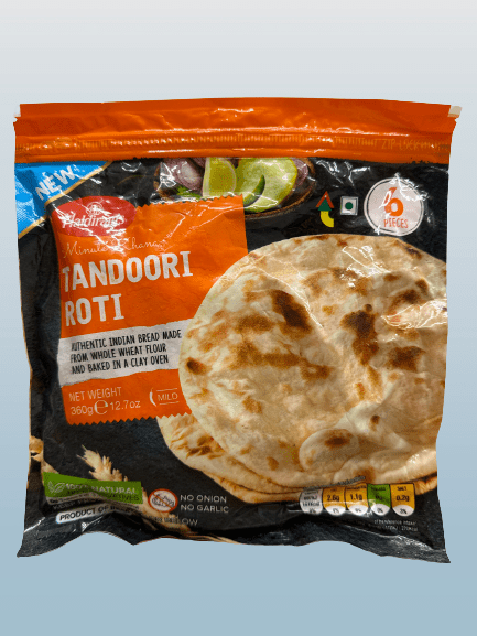 Haldiram´s Tandoori Roti 6 Stück - Desi Grocery