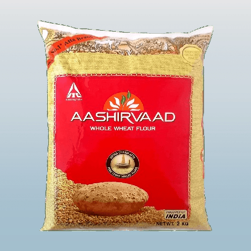 Aashirvaad Whole Wheat Aata 2kg - Desi Grocery