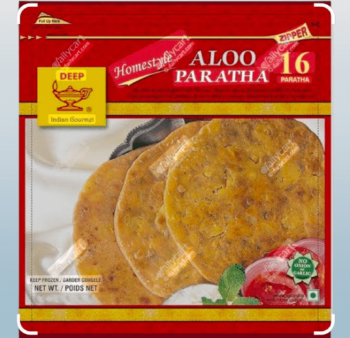 Aloo Paratha Deep Familie pack 16 pieces - Desi Grocery