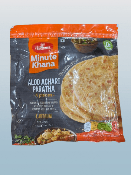 Haldiram Aloo Achari paratha (4p) - Desi Grocery
