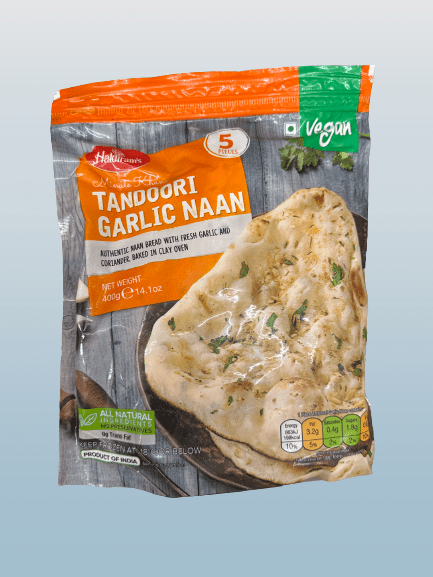 Haldiram´s Tandoori Garlic Naan 5pcs - Desi Grocery
