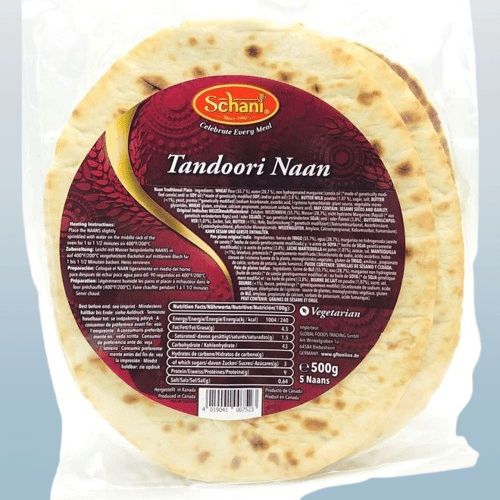 SCHANI Tandoori Naan 5pcs - Desi Grocery