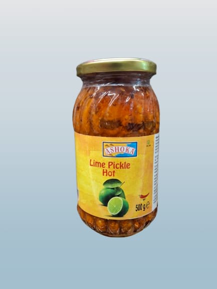 ASHOKA Lime Pickle Hot 500g - Desi Grocery