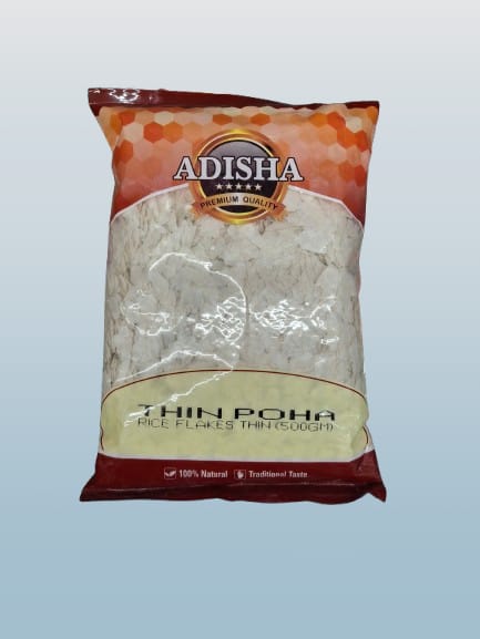 ADISHA Thin Poha 500g - Desi Grocery