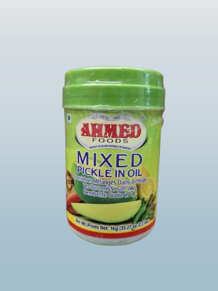 AHMED FOODS Mixed Pickle 1kg - Desi Grocery