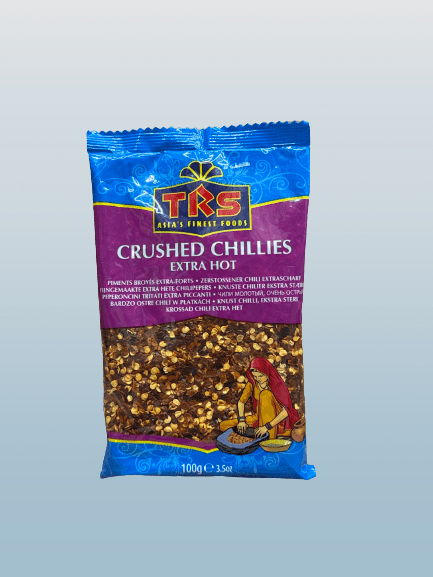 TRS Crushed Chillies Extra Hot 100g - Desi Grocery