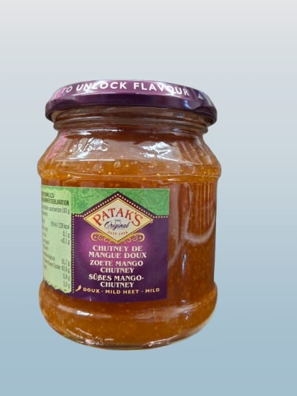 Patak's Sweet Mango Chutney 340g - Desi Grocery