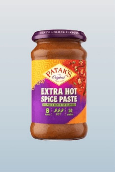 PATAK´S Extra Hot Spice Paste 283g - Desi Grocery