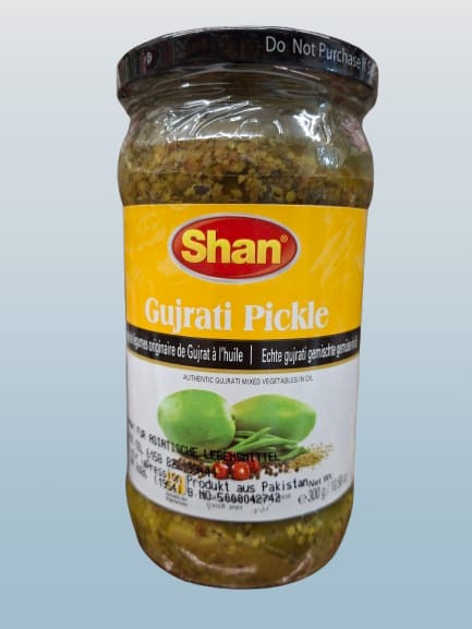 Shan Gujrati Pickle 300g - Desi Grocery