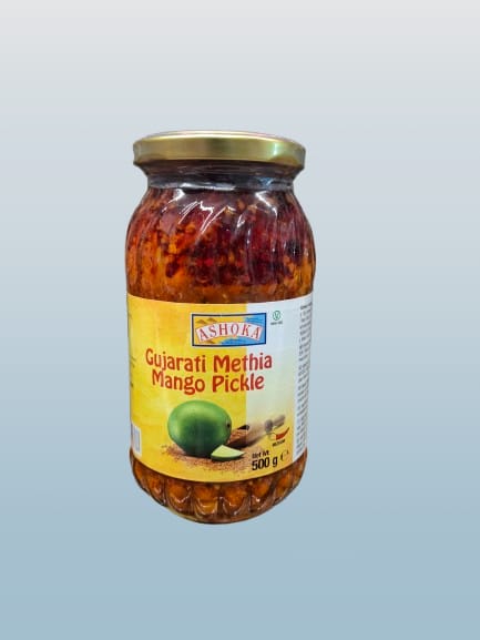 ASHOKA Gujarati Methia Mango Pickle 500g - Desi Grocery