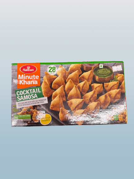 Haldiram’s Cocktail Samosa 28pcs - Desi Grocery