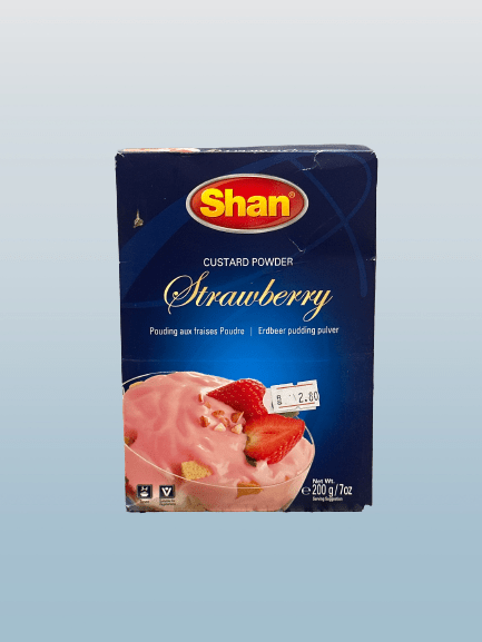 Shan Custard Powder Strawberry 200g - Desi Grocery