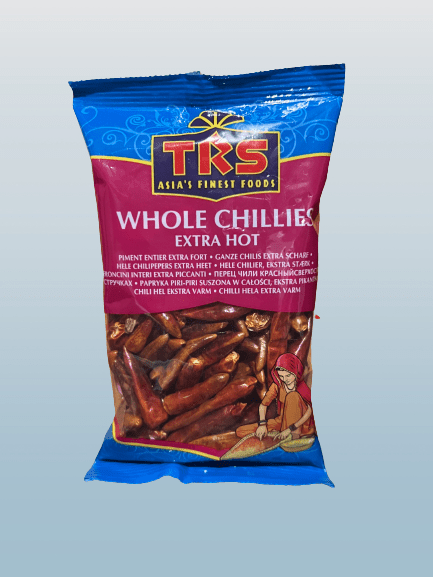 TRS Whole Chillies extra hot 150g - Desi Grocery