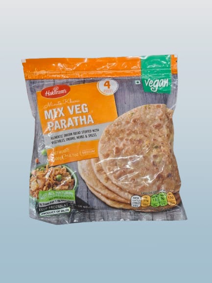 Haldiram´s Mix Veg Paratha 4pcs - Desi Grocery