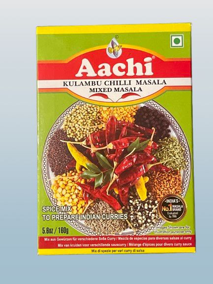 Aachi Kulambu chilli Masala 160g - Desi Grocery