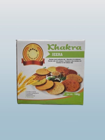 ANNAM Khakra Jeera 180g - Desi Grocery