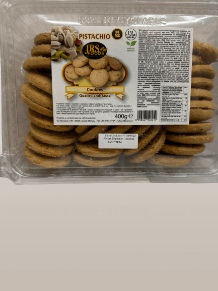 JRS Foods Pistachio Cookies 400g - Desi Grocery