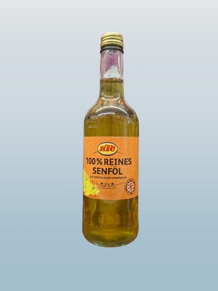 KTC 100% Reines Senföl 250ml - Desi Grocery