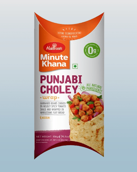 Haldiram’s Punjabi Choley Wrap 156g - Desi Grocery