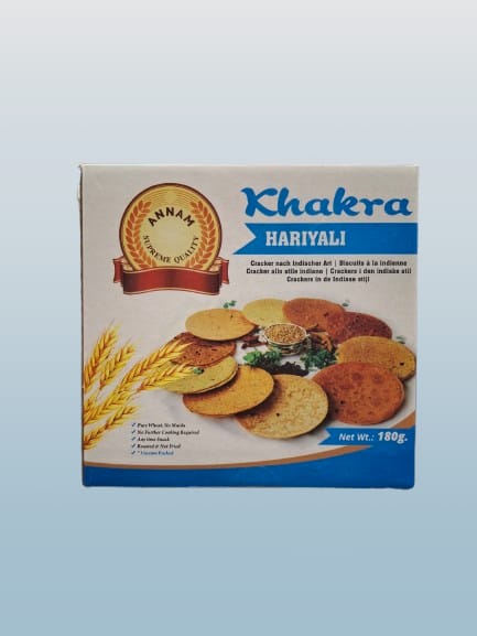 ANNAM Khakra Hariyali 180g - Desi Grocery