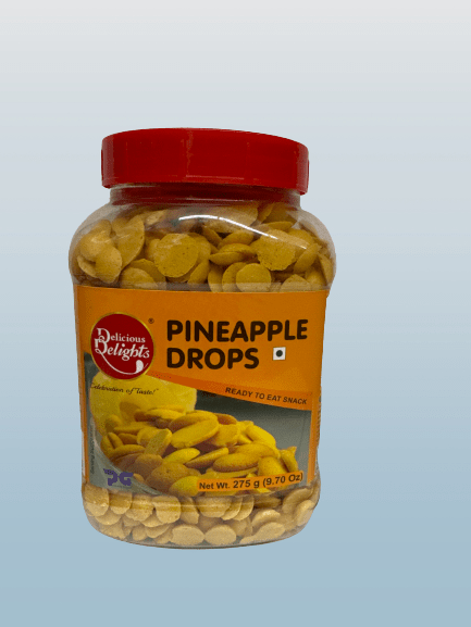 Delicious Delights Pineapple Drops 275g - Desi Grocery