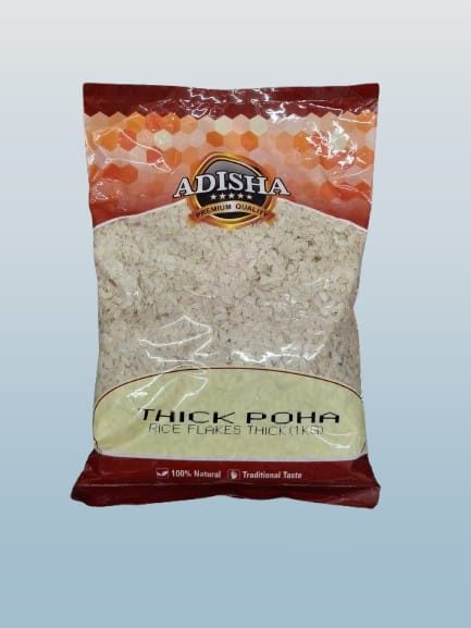 ADISHA Thick Poha 1kg - Desi Grocery