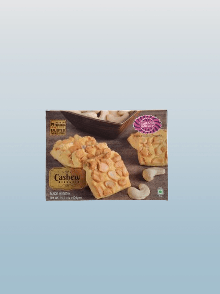 Karachi Bakery Cashew Biscuits 400g - Desi Grocery