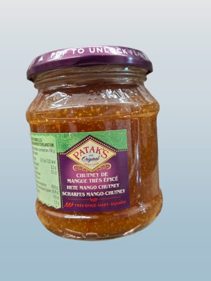 Patak's Hot Mango Chutney 340g - Desi Grocery