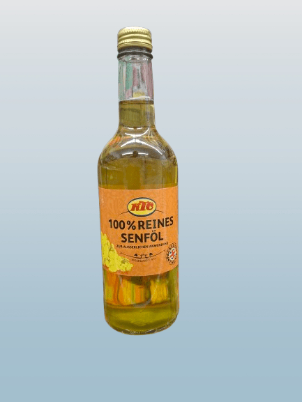 KTC 100% Reines Senfol 500ml - Desi Grocery