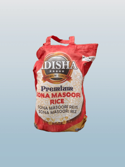 ADISHA Premium Sona Masoori Rice 5kg - Desi Grocery