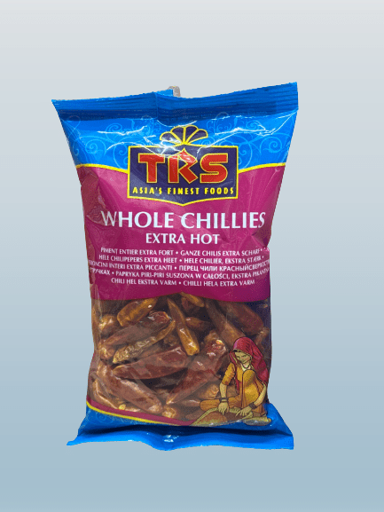 TRS Whole Chillies extra hot 50g - Desi Grocery