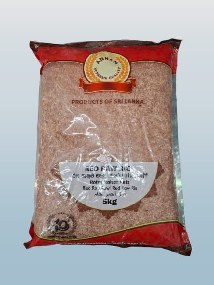 ANNAM Red Raw Rice 5kg - Desi Grocery