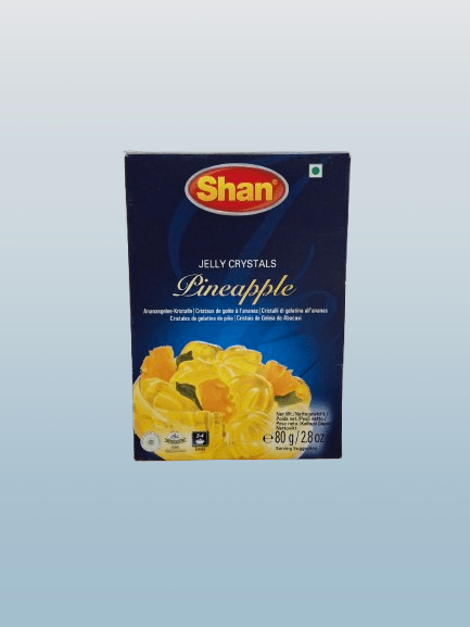 Shan Jelly Crystals Pineapple 80g - Desi Grocery