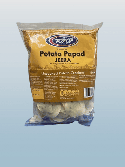 Potato Papad Jeera TopOp 150g - Desi Grocery