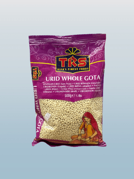 TRS Urid Whole Gota 500g - Desi Grocery