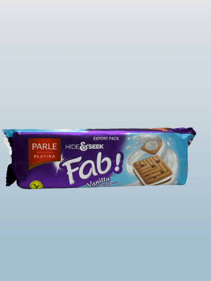 Parle Hide & Seek FAB vanilla cookies 112g - Desi Grocery