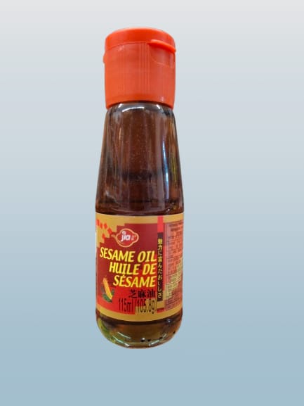 Jia Sesame Oil Huile de sesame 115ml - Desi Grocery