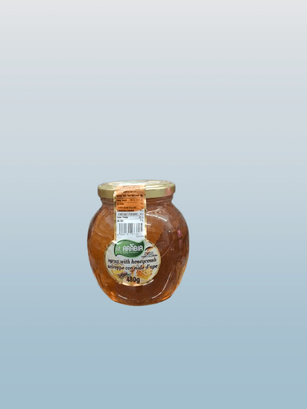 AlArabia Honey With HoneyComb 480g - Desi Grocery