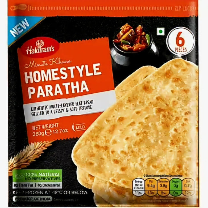 Haldirams Homestyle Paratha 6pcs - Desi Grocery