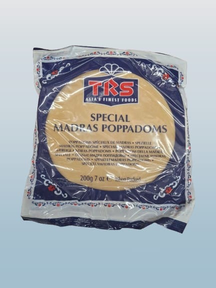 TRS Special Madras Poppadoms 200g - Desi Grocery