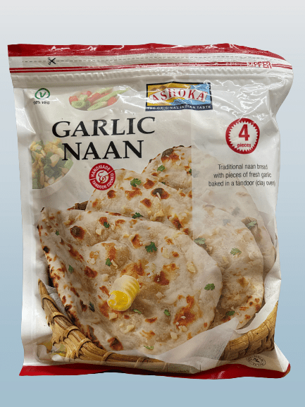 Ashoka Garlic Naan 4pcs - Desi Grocery