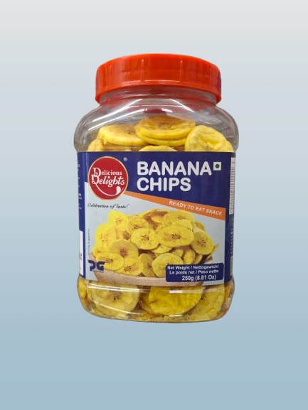 Delicious Delights Banana Chips 250g - Desi Grocery