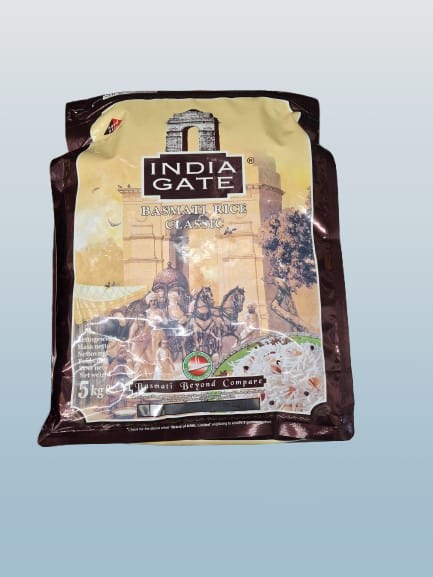 INDIA GATE Classic Basmati Rice 5kg - Desi Grocery