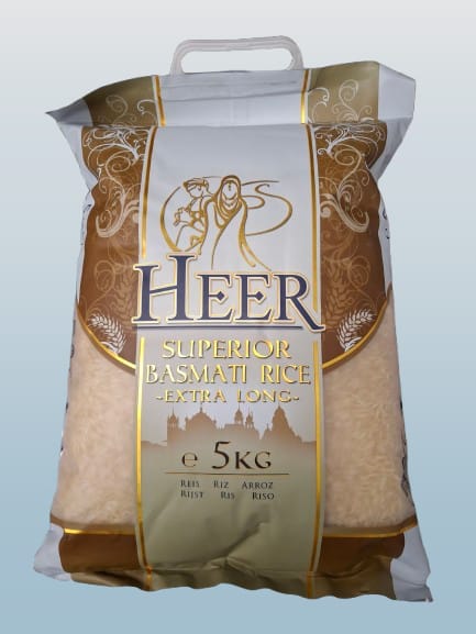 HEER Extra Long Basmati Rice 5kg - Desi Grocery