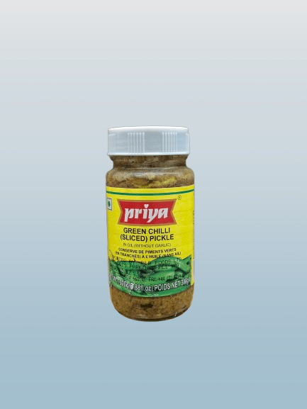 PRIYA Green Chilli Pickle 300g - Desi Grocery
