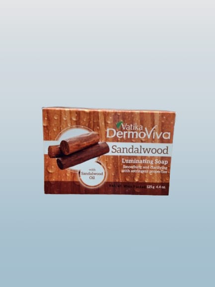 VATIKA Dermo Viva Sandalwood Soap 125g - Desi Grocery