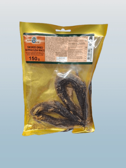 Afroase Smoked Dried Barracuda Rings 150g - Desi Grocery