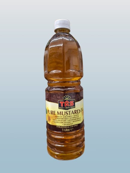 TRS Pure Mustard Oil 1L - Desi Grocery