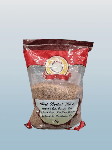 Annam Red Boiled Rice 1kg - Desi Grocery